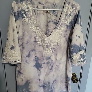Soft Surroundings Tie-Dye Women's Top Sz Large